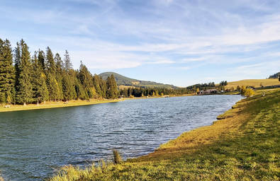 Goldener Herbst am Teichalmsee