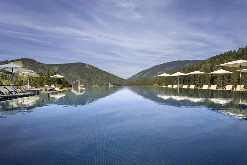 Infinity Pool beim Almwellness Hotel Pierer im Almenland