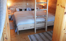Schlafzimmer in der Ostermannhütte