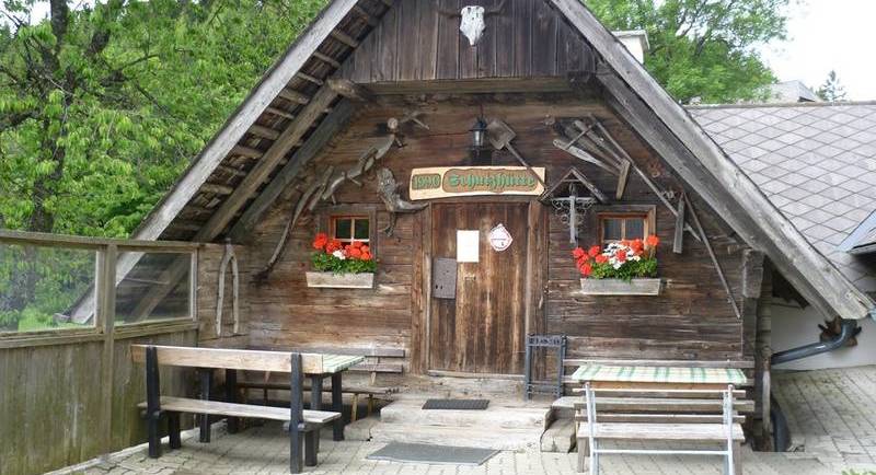 The alpine hut on the Eibisberg