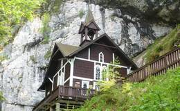 Church of pilgramage Schüsserlbrunn on the foot of the Hochlantsch