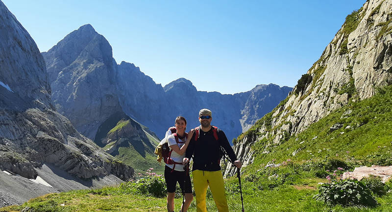 Achtsamwandern Michaela und Bernhard