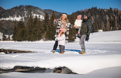 Winter Hike with the Family in the Nature Park Almenland