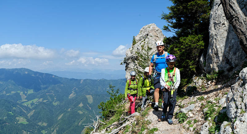 Franz Scheikl Klettersteig Hochlantsch Steiermark