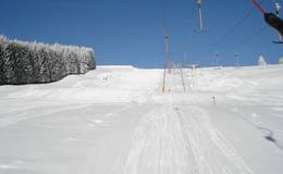 Ski piste at the Holzmeister lift