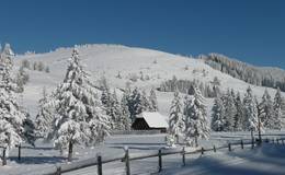 Winterlandschaft auf der Teichalm