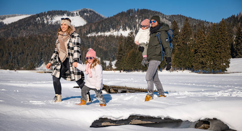 Winterwandern mit der Familie