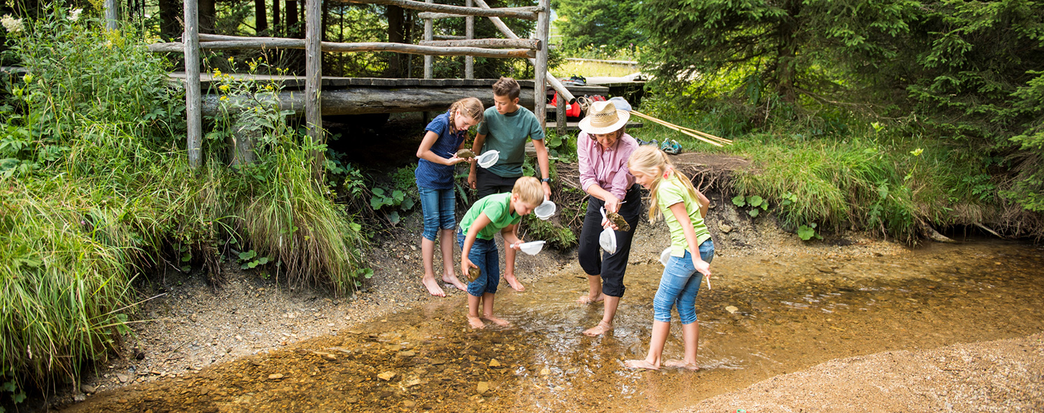 Kinder im Mixnitzbach